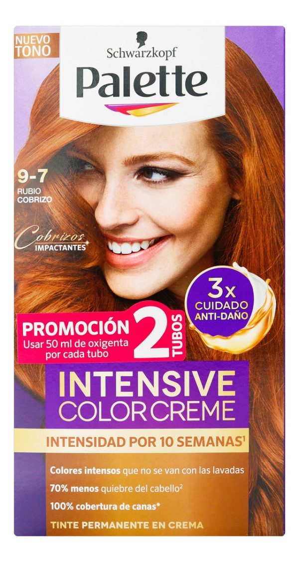 Tinte Palette 9-7 Rubio Cobrizo