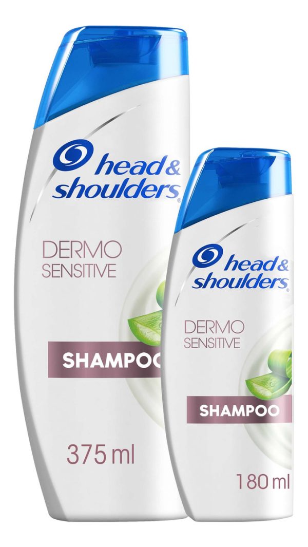 Shampoo Head Shoulders Dermo Sensitive 375 Ml + 180 Ml
