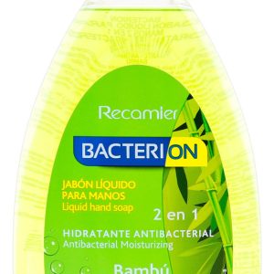 Jabón Liquido Bacterion Bambú 2 En 1 300 Ml