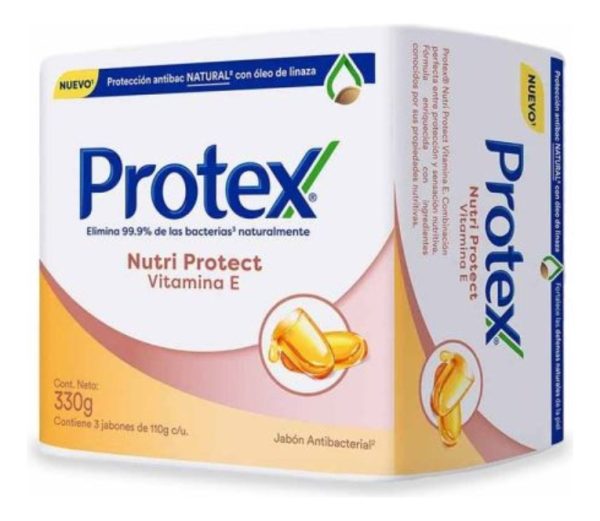 Jabón Protex Vitamina E 110 Gr 3 Unidades