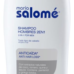 Shampoo Maria Salome Hombres Anticaída Sin Sal 400 Ml