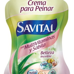 Crema Para Peinar Savital Multivitaminas Y Sábila 20 Sobres