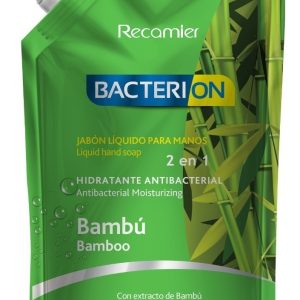 Jabón Liquido Bacterion Bambú 2 En 1 500 Ml