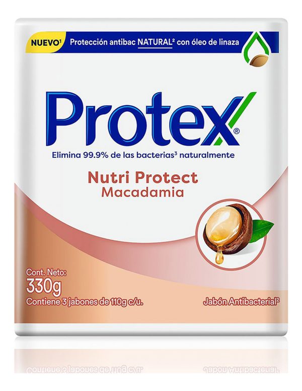 Jabón Protex Macadamia 110 Gr 3 Unidades