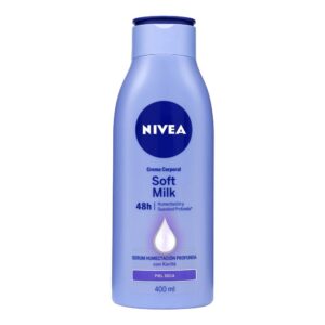 Crema Nivea Soft Milk Piel Seca 400 Ml Hidratación 48h
