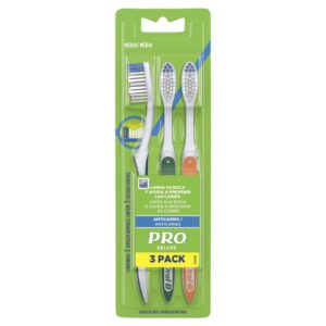 Cepillo Pro Deluxe Anticaries Medio 3 Unidades