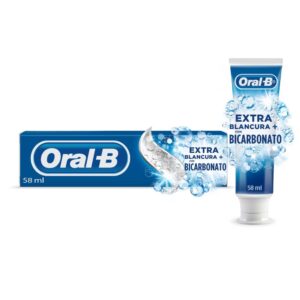 Crema Dental Oral B Bicarbonato Extra Blancura 58 Ml