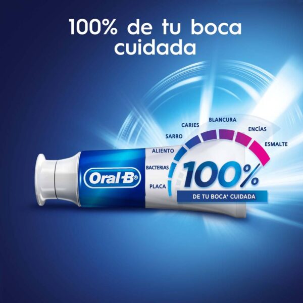 Crema Dental Oral B 100% 140 Ml - Imagen 2