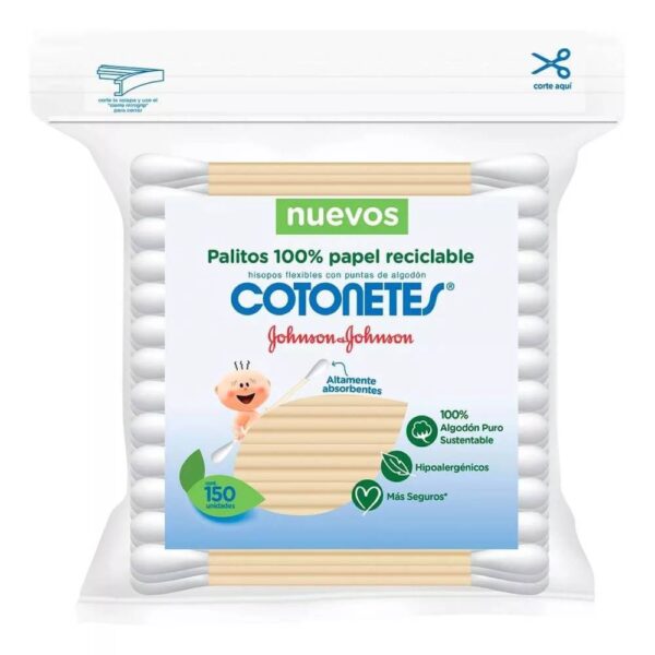 Copitos Cotonetes Johnson 150 Unidades