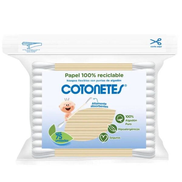 Copitos Cotonetes Johnson 75 Unidades