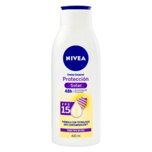 Crema Corporal Nivea Procción Solar Fps 15 400 Ml