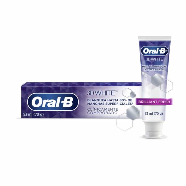 Crema Dental Oral B 3d White Brilliant Fresh 70 G