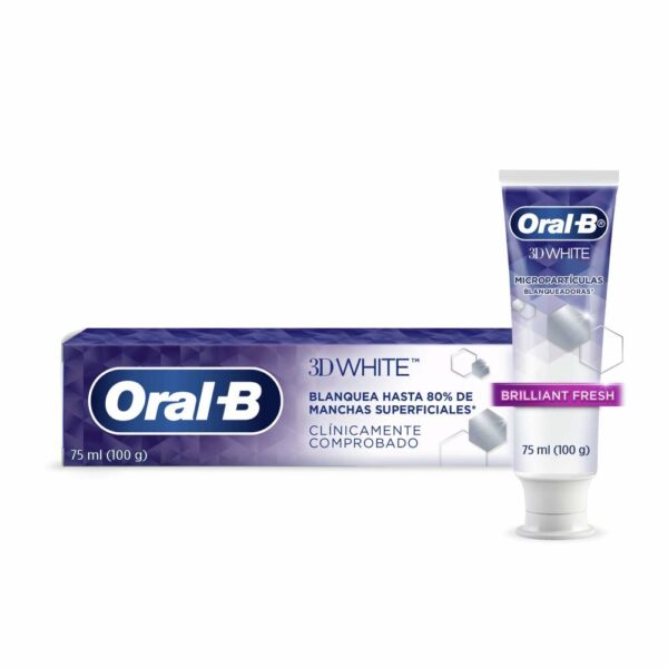 Crema Dental Oral B 3d White Brilliant Fresh 100 G