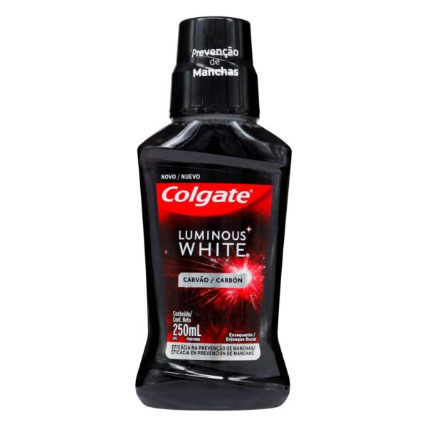 Enjuague Bucal Colgate Luminous White Carbon 250 Ml
