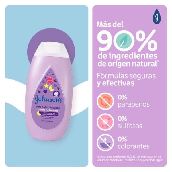 Crema Johnson Para Antes De Dormir 400 Ml - Imagen 2