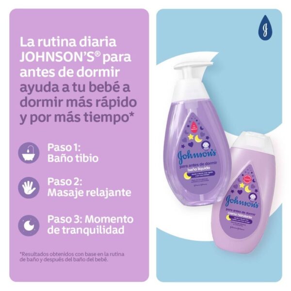 Crema Johnson Para Antes De Dormir 400 Ml - Imagen 3