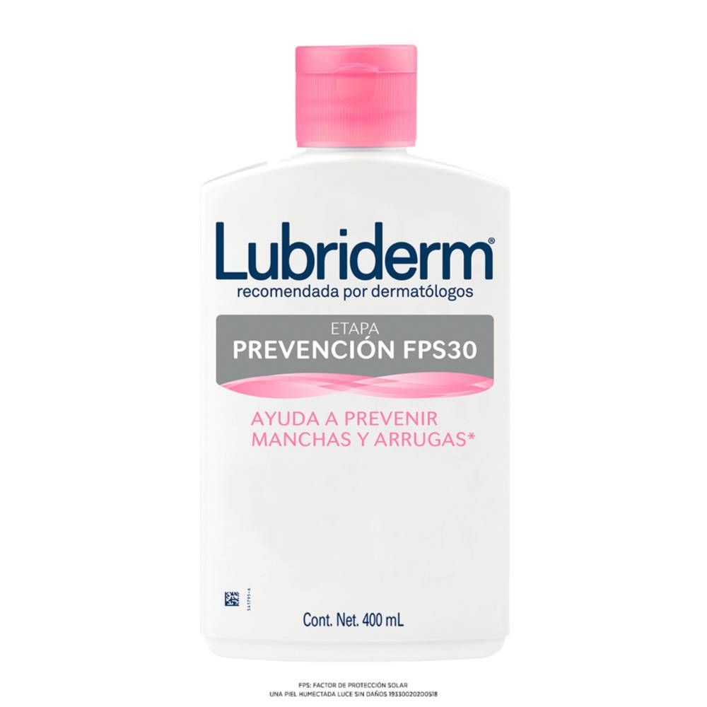 Lubriderm Prevención Fps 30 400 Ml - Manchas Y Arrugas