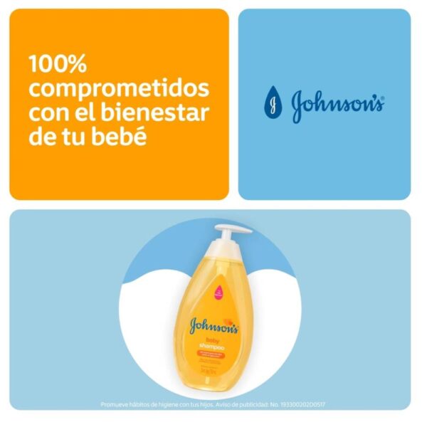 Shampoo Johnson Baby Original 750 Ml - Imagen 2