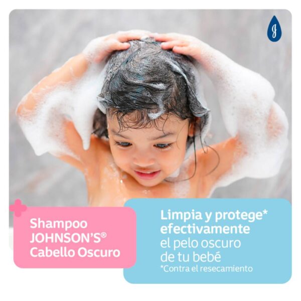 Shampoo Johnson Baby Cabello Oscuro 750 Ml - Imagen 4