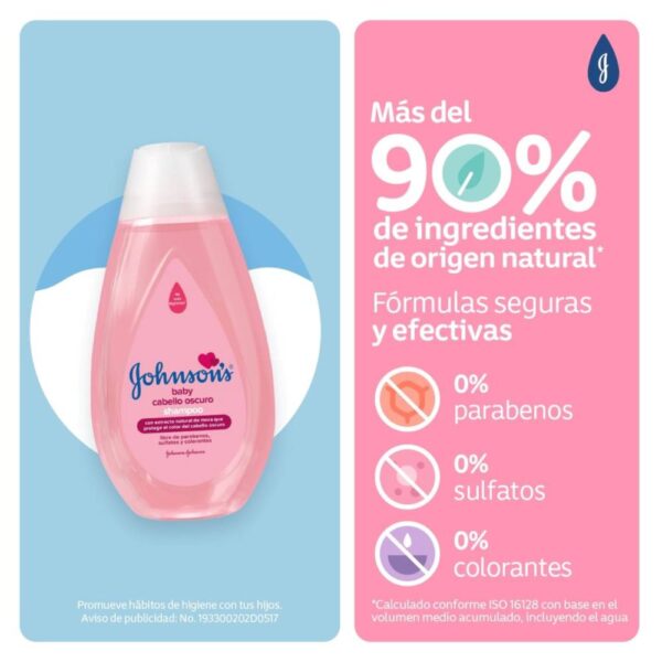 Shampoo Johnson Cabello Oscuro 200 Ml - Imagen 2