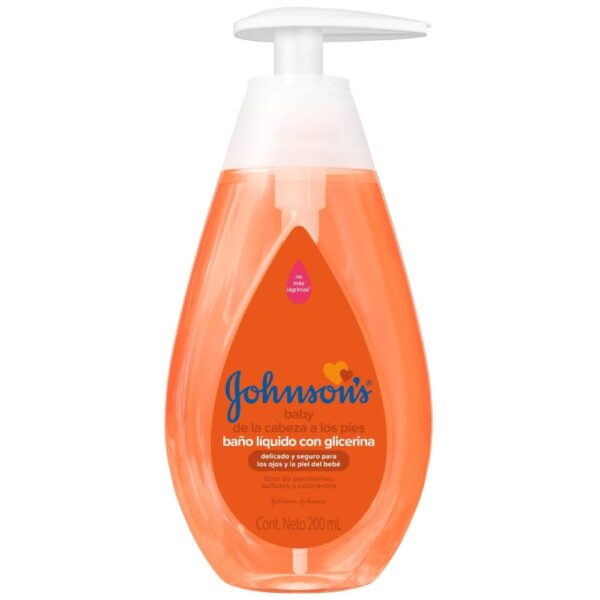 Baño Liquido Johnson De Los Pies A Cabeza 200 Ml