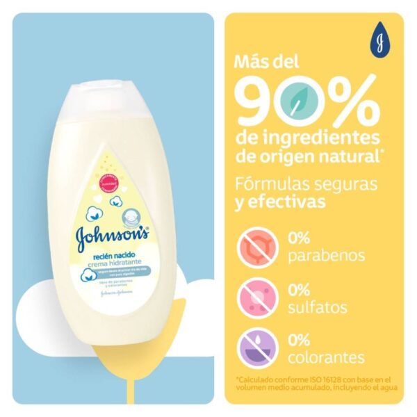 Crema Johnson Recien Nacido 200 Ml - Imagen 2