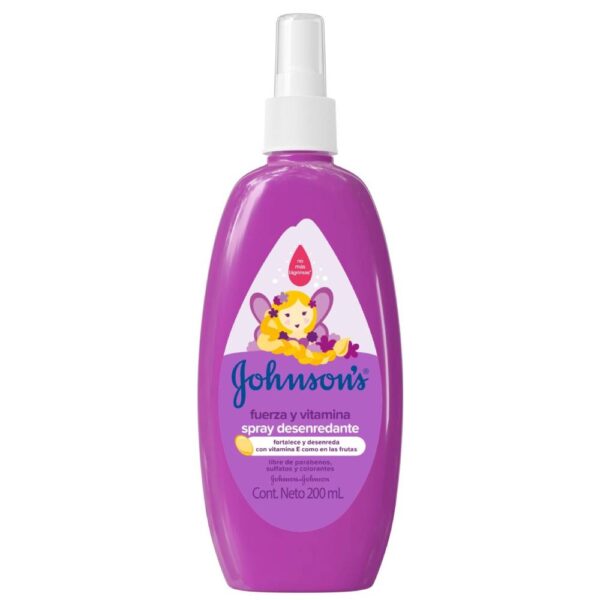Spray Para Desenredar Johnson Fuerza Y Vitamina E 200 Ml