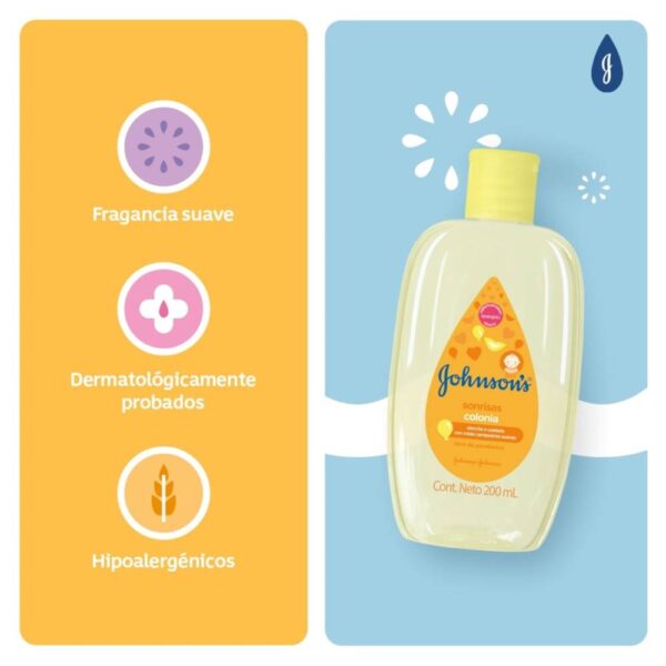 Colonia Johnson Sonrisas Bebé 200 Ml - Imagen 4