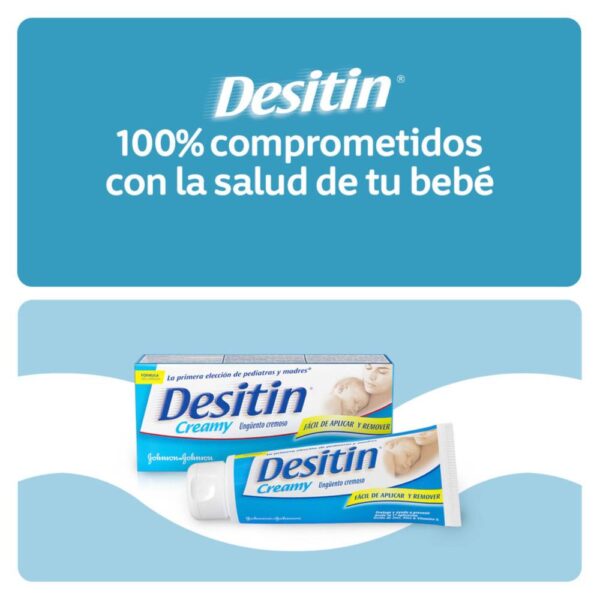 Crema Antipañalitis Desitin Creamy Aloe Y Vitamina E 57 G - Imagen 2