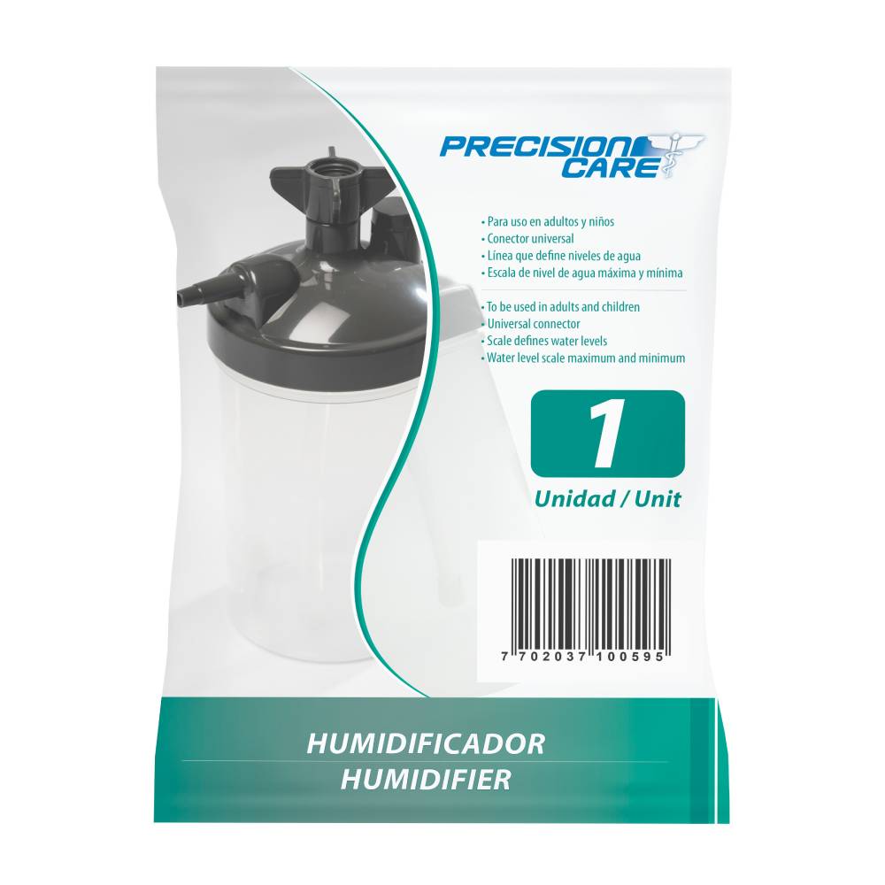 Humidificador Para Oxigeno Precision Care