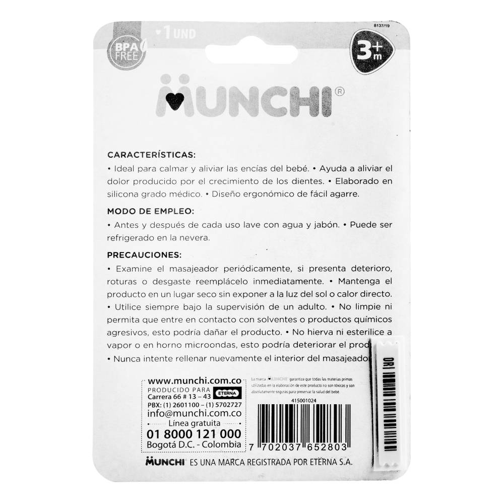 Masajeador Encias Munchi Silicona - Imagen 3