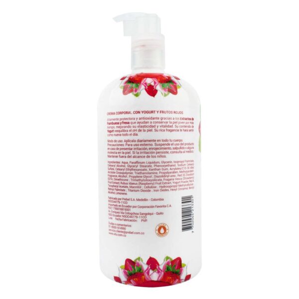 Crema Vitu Yogurt Y Frutos Rojos 1000 Ml - Imagen 2