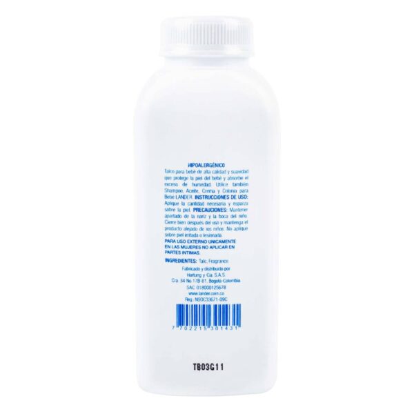 Talco De Debé Lander 100 G - Imagen 2