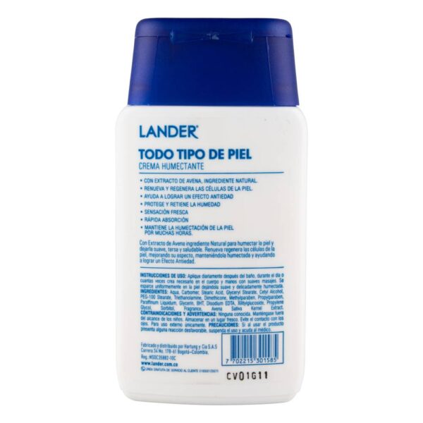 Crema Lander Avena 120 Mi - Imagen 2