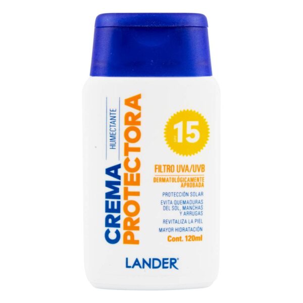 Crema Protectora Lander Spf15 120 Ml
