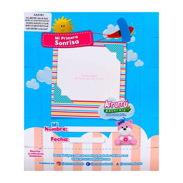 Kit Aseo Arrurru Viajero Rosado 4 Artículos - Imagen 2