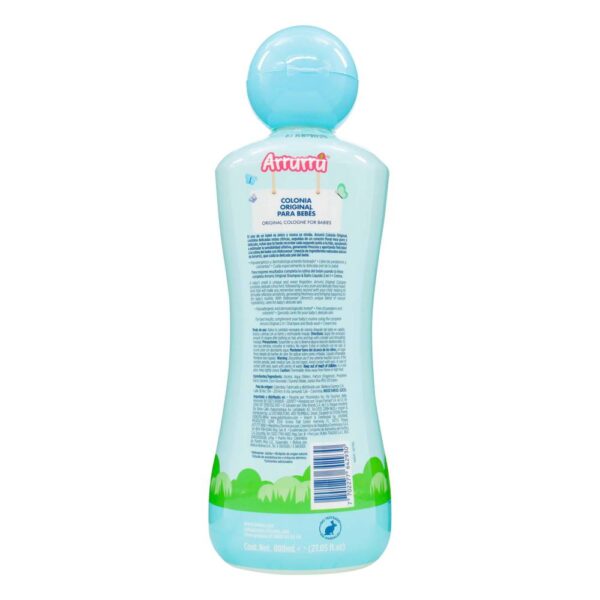 Colonia Arrurru Original Azul 800ml - Imagen 2