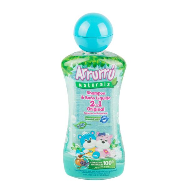 Shampoo Arrurru Y Baño 2 En 1 Original 220 Ml