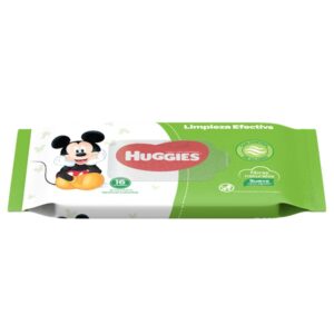 Toallitas Huggies Limpieza Efectiva 16 Unidades