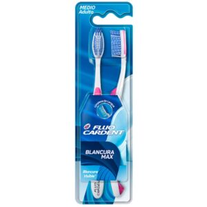 Cepillo Fluocardent Blancura Max Medio 2 Unidades