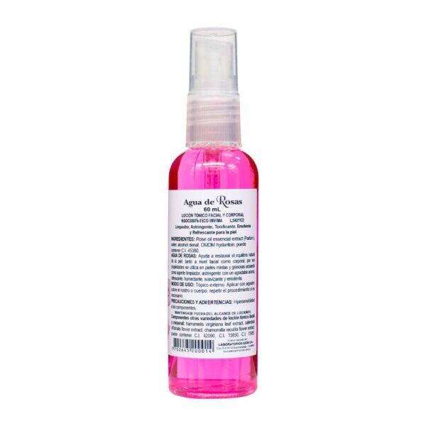 Agua De Rosas 60 Ml Leon - Imagen 2