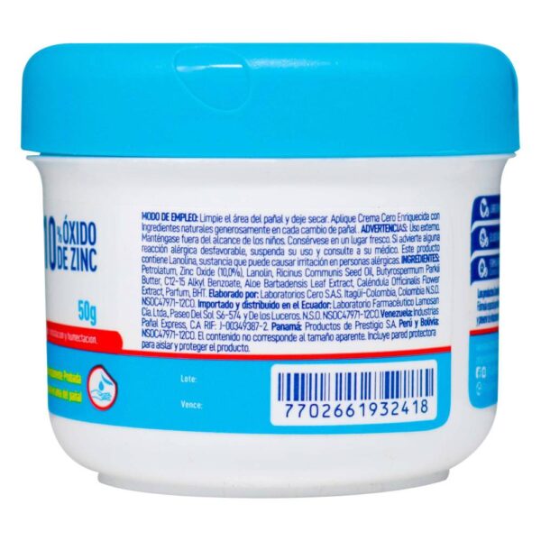 Crema Cero Enriquecida 50 G - Imagen 3