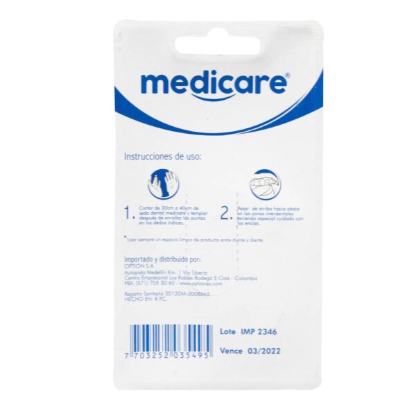Seda Dental Medicare Con Cera 50 Metros + 15 Metros - Imagen 2