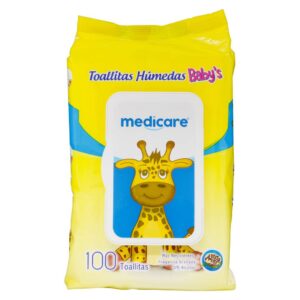 Toallitas Húmedas Medicare Baby 100 Unidades