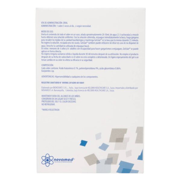 Gelclair Gel Oral Concentrado 3 Sobres - Imagen 2