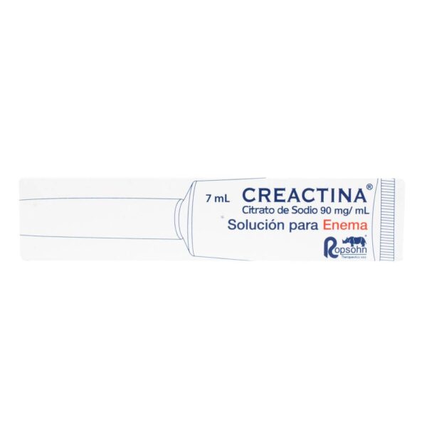 Creactina Solución Para Enema 7 Ml Citrato De Sodio