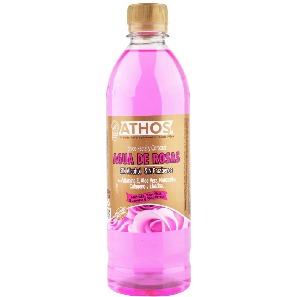 Agua De Rosas Athos 500 Ml