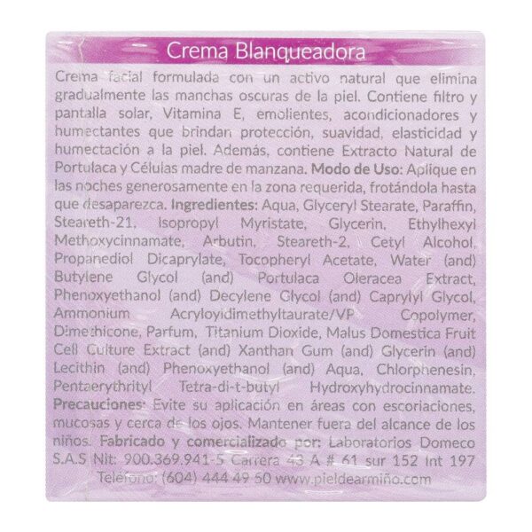 Crema Blanqueadora Piel De Armiño 30 Gr - Imagen 2