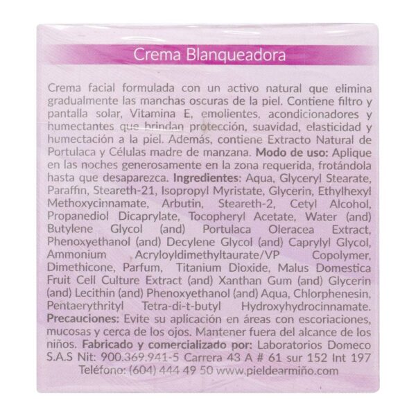 Crema Blanqueadora Piel De Armiño 60 Gr - Imagen 2