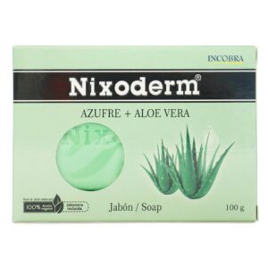 Jabón Nixoderm Azufre + Aloe Vera 100 Gr